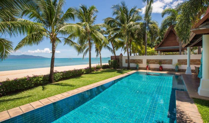 4 Bedroom Beachfront Koh Samui Villa with Private Pool | VillaGetaways